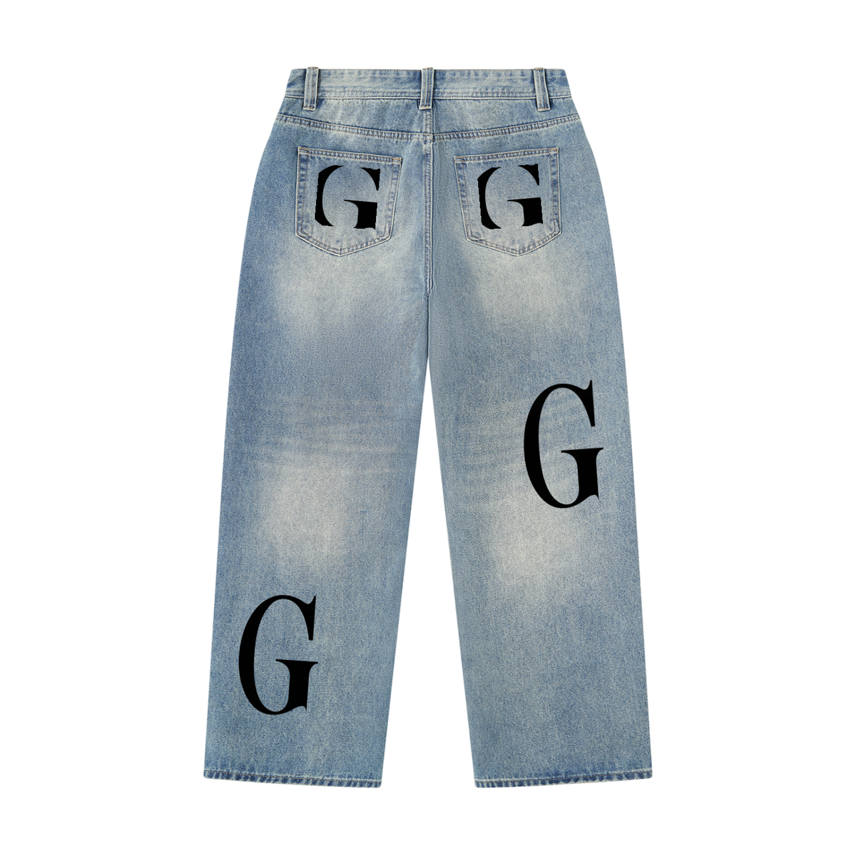 Men’s Vintage Wash Denim Jeans
