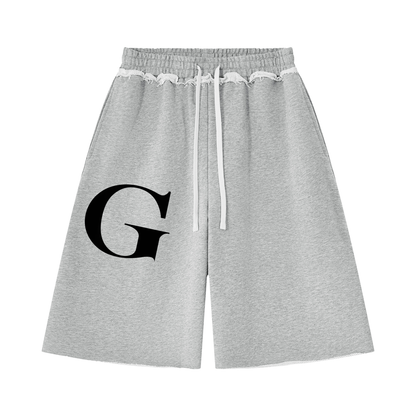 Unisex Heavyweight Raw Edge Shorts