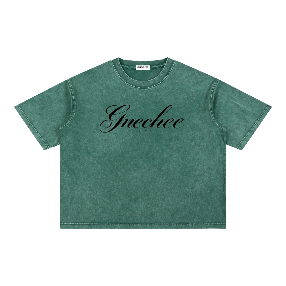 Mineral Wash Boxy Cotton T-Shirt