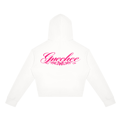 Women's Crop Full Zip Hoodie