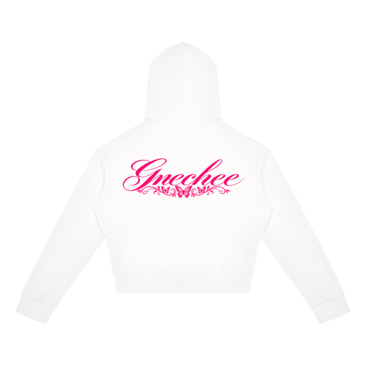 Women's Crop Full Zip Hoodie