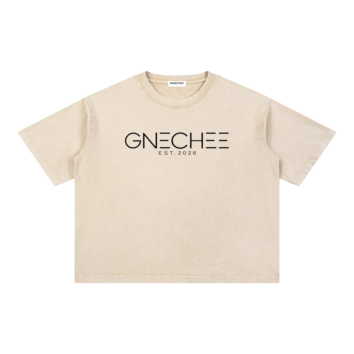 Mineral Wash Boxy Cotton T-Shirt