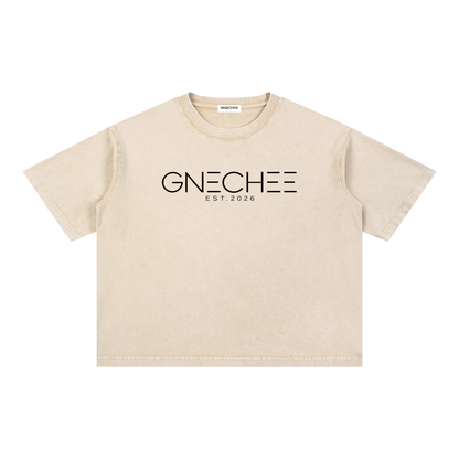 Mineral Wash Boxy Cotton T-Shirt