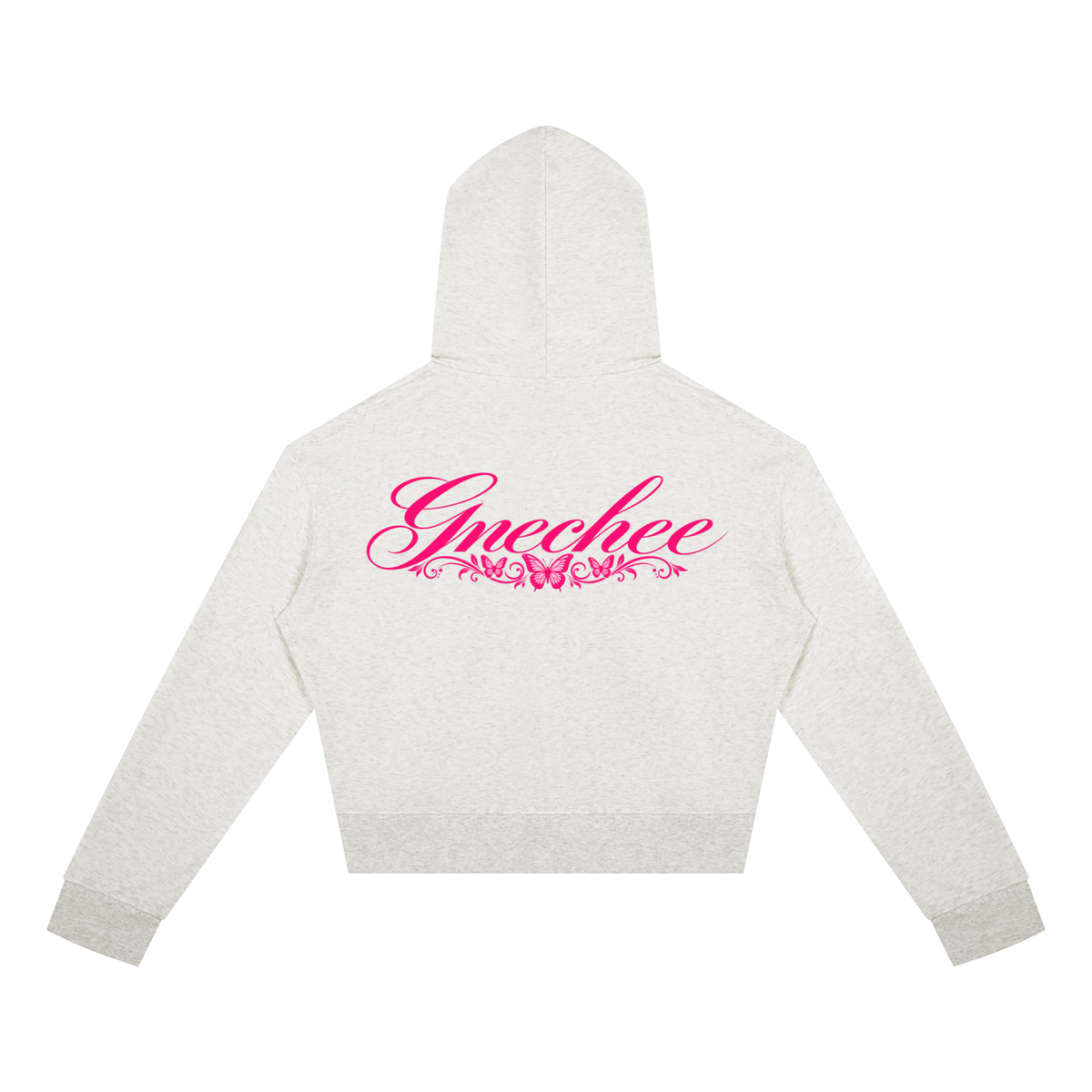 Women's Crop Full Zip Hoodie