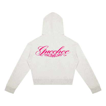 Women's Crop Full Zip Hoodie