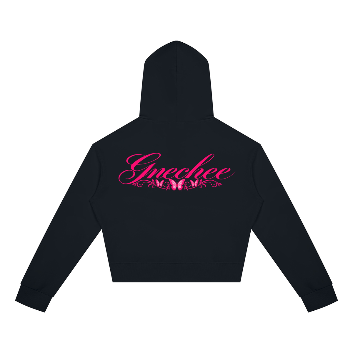 Women's Crop Full Zip Hoodie