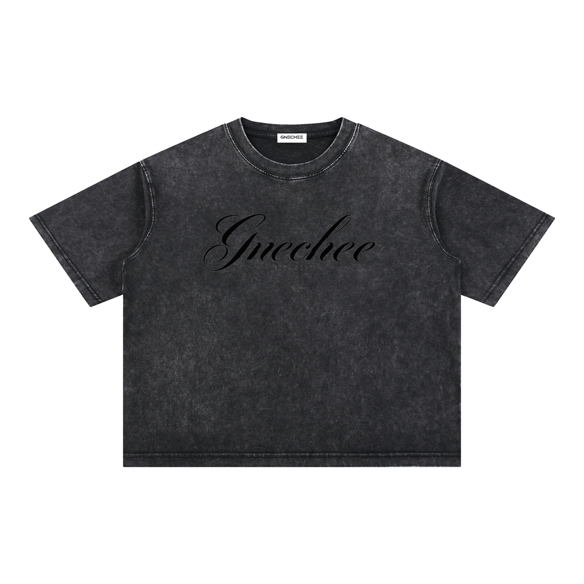Mineral Wash Boxy Cotton T-Shirt