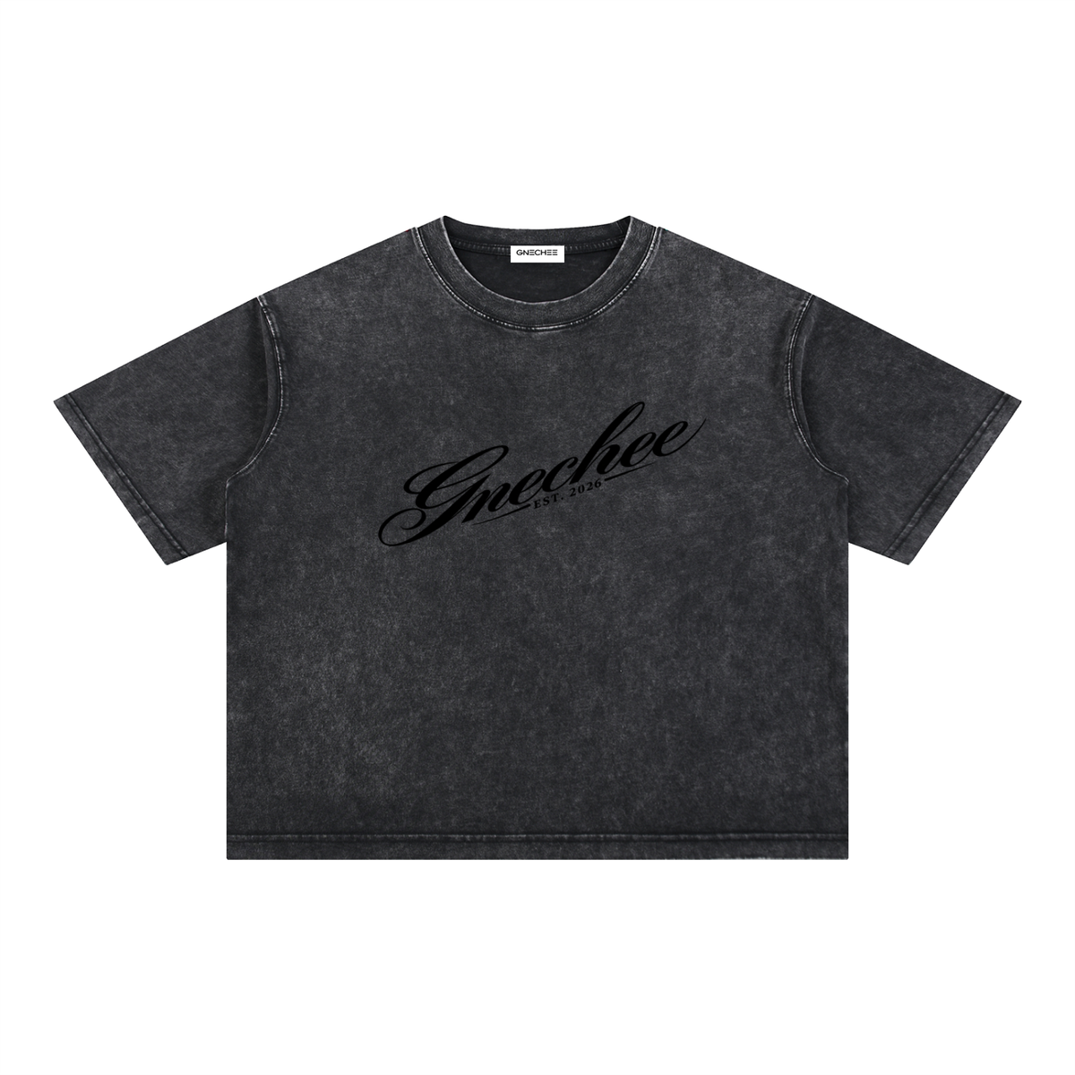 Mineral Wash Boxy Cotton T-Shirt